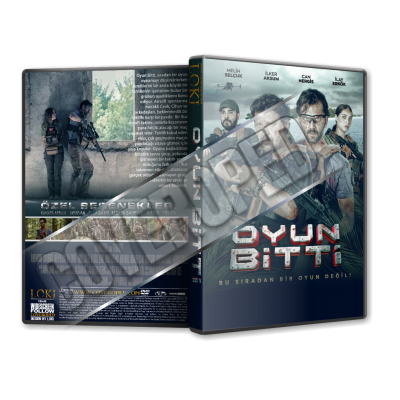 Oyun Bitti - 2024 Türkçe Dvd Cover Tasarımı